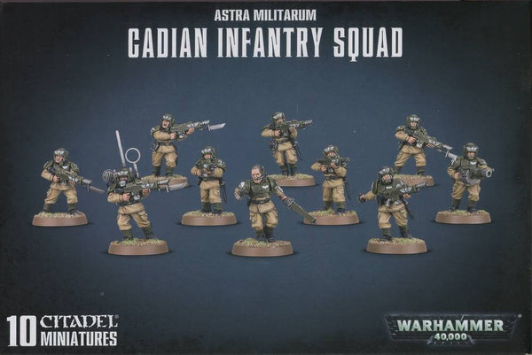 Cadian Infantry Squad Astra Militarum Warhammer 40,000