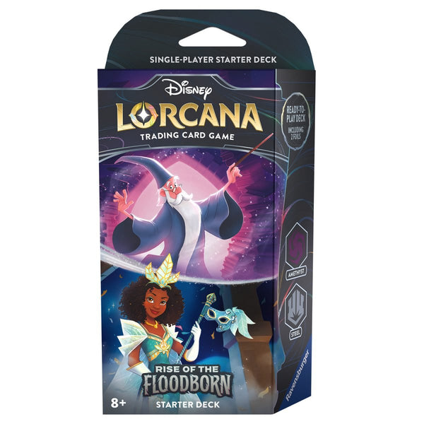 Disney Lorcana: Rise of the Floodborn Starter Deck - Might and Magic (Merlin & Tiana)