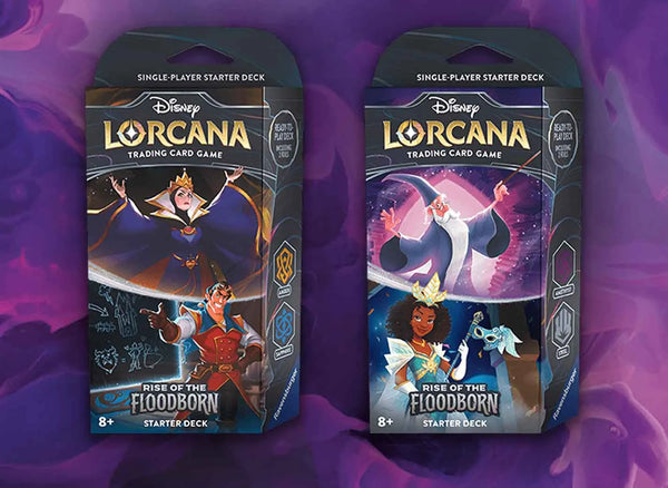 Disney Lorcana: Rise of the Floodborn Starter Deck -  Tactical Teamwork - The Queen and Gaston