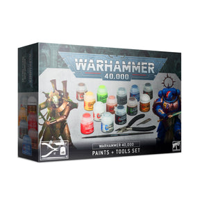 Warhammer 40,000: Paints + Tools Set for Necrons and Space marines