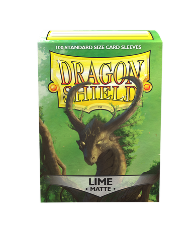 Dragon Shield Lime Matte (100)