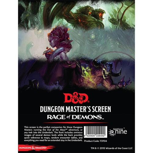 Dungeons & Dragons DM Screen Rage of Demons