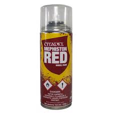 Spray Paint Base: Mephistone Red