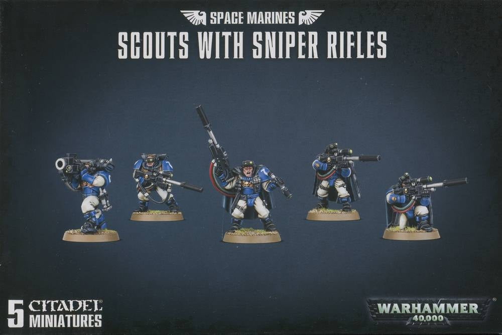 Space Marine Scouts with Sniper Rifles Warhammer 40,000