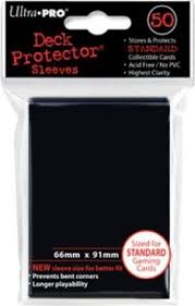 Ultra Pro : Black Deck Protector Sleeves